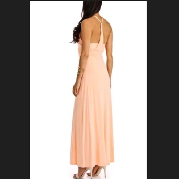 NWT BCBGeneration Peach Maxi Dress Size XS - Picture 2 of 2